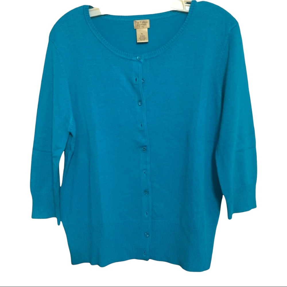 Nue Options Essentials Blue Sweater